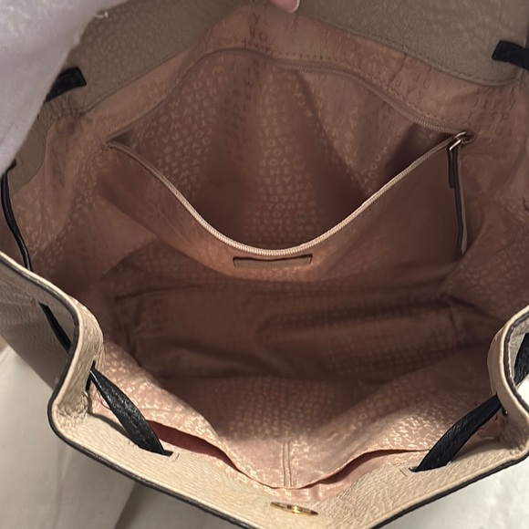 Kate Spade Black and Tan Leather Backpack